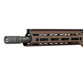 Kleinbild 6 GHK Daniel Defense DDM4 V7 10,3 Zoll MFR 9.0 Vollmetall Gas-Blow-Back 6mm BB tan - Version 3