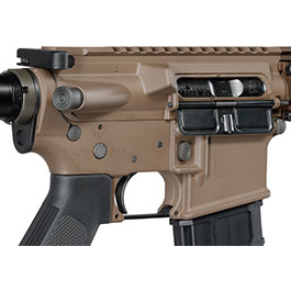 Kleinbild 8 GHK Daniel Defense DDM4 V7 10,3 Zoll MFR 9.0 Vollmetall Gas-Blow-Back 6mm BB tan - Version 3