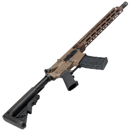 Kleinbild 5 GHK Daniel Defense DDM4 V7 14,5 Zoll MFR 13.5 Vollmetall Gas-Blow-Back 6mm BB tan - Version 3