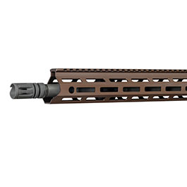 Kleinbild 6 GHK Daniel Defense DDM4 V7 14,5 Zoll MFR 13.5 Vollmetall Gas-Blow-Back 6mm BB tan - Version 3