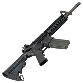 Kleinbild 4 GHK Colt M4 RIS 12.5 Zoll Vollmetall Gas-Blow-Back 6mm BB schwarz - Version 3