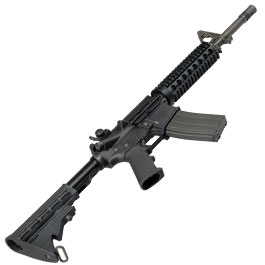 Kleinbild 5 GHK Colt M4 RIS 12.5 Zoll Vollmetall Gas-Blow-Back 6mm BB schwarz - Version 3