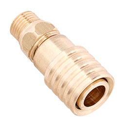 Kleinbild 1 Mancraft QD Fitting weiblich mit HPA-Adapter G 1/8 Zoll Auengewinde gold - US Version