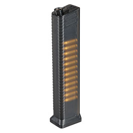Delta Armory Stribog SP10A3 Polycarbonate-Magazin Mid-Cap 120 Schuss rauch-transparent m. Patronenattrappen
