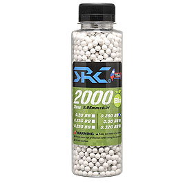 SRC High Precision Perfect Bio BBs 0,28g 2.000er Flasche weiss