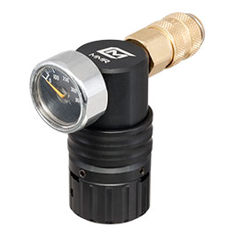 Kleinbild 1 Mancraft MMR HPA Regulator m. seitlicher EU Schnellkupplung / Druckmanometer schwarz