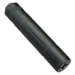 Kleinbild 1 Double Bell Aluminium Mock Sound Suppressor 14mm- schwarz