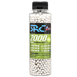 SRC High Precision Perfect Bio BBs 0,32g 2.000er Flasche weiss