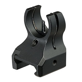 Kleinbild 2 Double Bell Classic Ringvisier Front Sight f. 20 - 22 mm Schienen schwarz