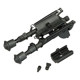 Produktbild zu Double Bell Tactical Zweibein mit Gummif��e und 20 - 22mm- / ...