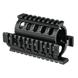 Kleinbild 1 VFC AKS74U CNC Aluminium K-Rail Model 3 Handguard Kit f. VFC AKS74U / AVS74U GBB Gewehre schwarz
