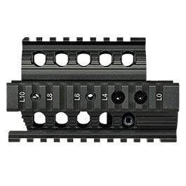Kleinbild 4 VFC AKS74U CNC Aluminium K-Rail Model 3 Handguard Kit f. VFC AKS74U / AVS74U GBB Gewehre schwarz