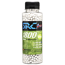 SRC High Precision Perfect Bio BBs 0,36g 1.800er Flasche weiss