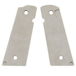 Kleinbild 3 Strike Industries M1911 PX-09 Golfball Dimple Griffschalen f. KJW / Wei-ETech 1911 GBB Pistolen grau