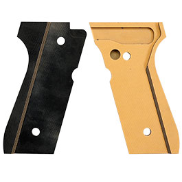 Kleinbild 3 SRC G10 CNC Ops Texture Griffschalen f. TM / WE / KLI / SRC / KJW M92 / M9 GBB Pistolen Flat Dark Earth