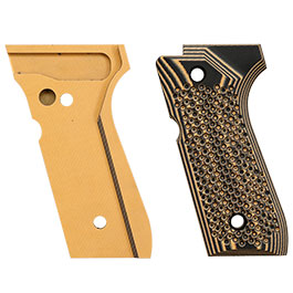 Kleinbild 4 SRC G10 CNC Ops Texture Griffschalen f. TM / WE / KLI / SRC / KJW M92 / M9 GBB Pistolen Flat Dark Earth