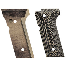 Kleinbild 4 SRC G10 CNC Ops Texture Griffschalen f. TM / WE / KLI / SRC / KJW M92 / M9 GBB Pistolen grau