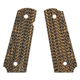 Kleinbild 2 SRC G10 CNC Ops Texture Griffschalen f. TM / WE / KLI / SRC / KJW 1911 GBB Pistolen Flat Dark Earth