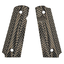 Kleinbild 2 SRC G10 CNC Ops Texture Griffschalen f. TM / WE / KLI / SRC / KJW 1911 GBB Pistolen grau