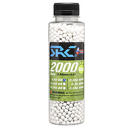 SRC High Precision Perfect Bio BBs 0,20g 2.000er Flasche weiss