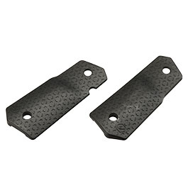 Strike Industries Officer Style Grip 2 Polymer Griffschalen f. M1911 Compact GBB Pistolen schwarz