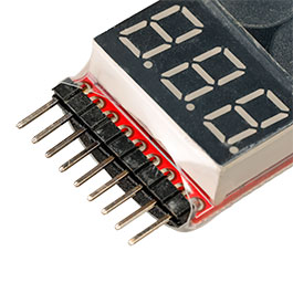 Kleinbild 2 Delta Armory LiPo Alarm / Spannungswarner f. 1 - 8 Zellen LiPo-Warner - Version 2