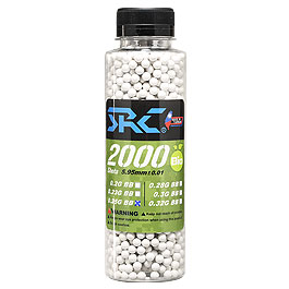 SRC High Precision Perfect Bio BBs 0,25g 2.000er Flasche weiss