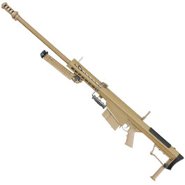 Kleinbild 1 Snow Wolf Barrett M107A1 Vollmetall Bolt-Action Snipergewehr Springer 6mm BB tan