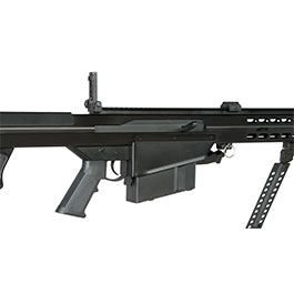 Kleinbild 10 Snow Wolf Barrett M107A1 Vollmetall Bolt-Action Snipergewehr Springer 6mm BB schwarz