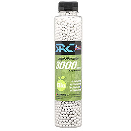 SRC High Precision Perfect Bio BBs 0,25g 3.000er Flasche weiss