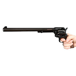 Kleinbild 6 King Arms SAA .45 Peacemaker 11 Zoll Revolver Gas 6mm BB Electroplating Black