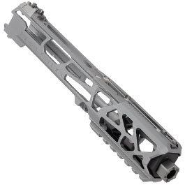 Kleinbild 1 CTM Airsoft CNC Aluminium FUKU-2 Upper Receiver Kit Skeleton grau / schwarz f. Action Army AAP-01/C GBB Pistolen