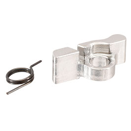 Kleinbild 1 TTI CNC Edelstahl Sear mit Feder Set f. Action Army AAP-01 / Tokyo Marui G18C GBB Pistolen silber