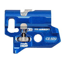 Kleinbild 5 TTI Airsoft Infinity CNC Aluminium TDC-Style Hop-Up Chamber f. KJ Works Shadow 2 / CZ75 CO2BB Serie blau