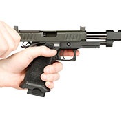 Kleinbild 11 EMG Staccato 2011 C2 Comp Soc Vollmetall Hand Stippling Grip GBB 6mm BB schwarz - CNC Version