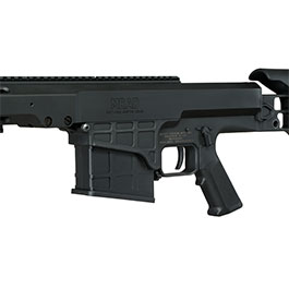 Kleinbild 8 Snow Wolf Barrett M98B MRAD Vollmetall Bolt-Action Snipergewehr Springer 6mm BB schwarz