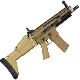 Kleinbild 4 Guns Modify FN Herstal SCAR-L MK2 Vollmetall MWS ZET-System Gas-Blow-Back 6mm BB tan