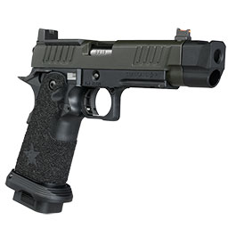 Kleinbild 9 EMG Staccato 2011 P Comp Soc Vollmetall Hand Stippling Grip GBB 6mm BB schwarz - CNC Version