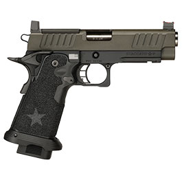 Kleinbild 5 EMG Staccato 2011 P Vollmetall Hand Stippling Grip GBB 6mm BB schwarz - CNC Version