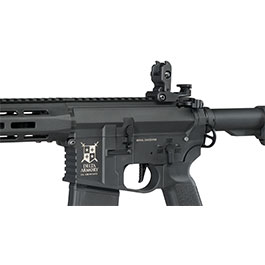 Kleinbild 8 Delta Armory M4 AR15 Charlie M-LOK 8 Zoll Eagle ETU Mosfet S-AEG 6mm BB schwarz