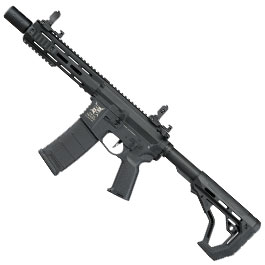 Kleinbild 1 Delta Armory M4 AR15 Charlie M-LOK SilentOps 8 Zoll Eagle ETU Mosfet S-AEG 6mm BB schwarz