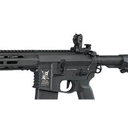 Kleinbild 8 Delta Armory M4 AR15 Charlie M-LOK SilentOps 10 Zoll Eagle ETU Mosfet S-AEG 6mm BB schwarz