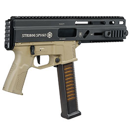 Kleinbild 3 Delta Armory Grand Power Stribog SP10A3 Charlie Eagle ETU Mosfet S-AEG 6mm BB tan - Upgraded Version