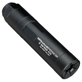 Kleinbild 1 PTS Griffin Armament R22 Aluminium Modular Suppressor Taper Mount mit Stealth Stahl Flash-Hider 14mm- schwarz