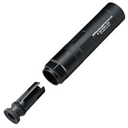 Kleinbild 4 PTS Griffin Armament R22 Aluminium Modular Suppressor Taper Mount mit Stealth Stahl Flash-Hider 14mm- schwarz