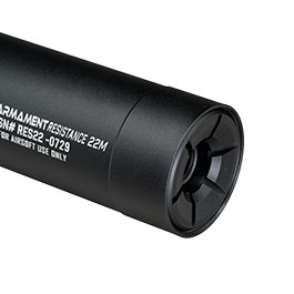 Kleinbild 8 PTS Griffin Armament R22 Aluminium Modular Suppressor Taper Mount mit Stealth Stahl Flash-Hider 14mm- schwarz