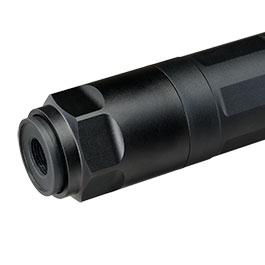 Kleinbild 9 PTS Griffin Armament R22 Aluminium Modular Suppressor Taper Mount mit Stealth Stahl Flash-Hider 14mm- schwarz