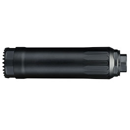 Kleinbild 4 RGW HX Custom Ventilated 12K Aluminium Silencer f. Tokyo Marui Saiga GBB Shotgun Serie schwarz