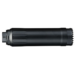 Kleinbild 5 RGW HX Custom Ventilated 12K Aluminium Silencer f. Tokyo Marui Saiga GBB Shotgun Serie schwarz