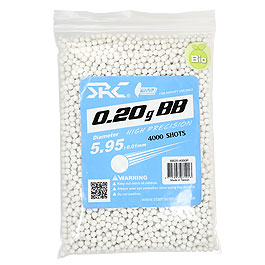 SRC High Precision Perfect Bio BBs 0,20g 4.000er Beutel weiss